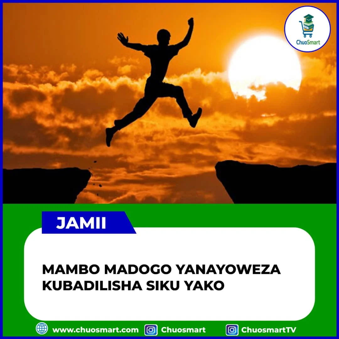 Mambo Madogo Yanayoweza Kubadilisha Siku Yako / Small Things That Can Change Your Day