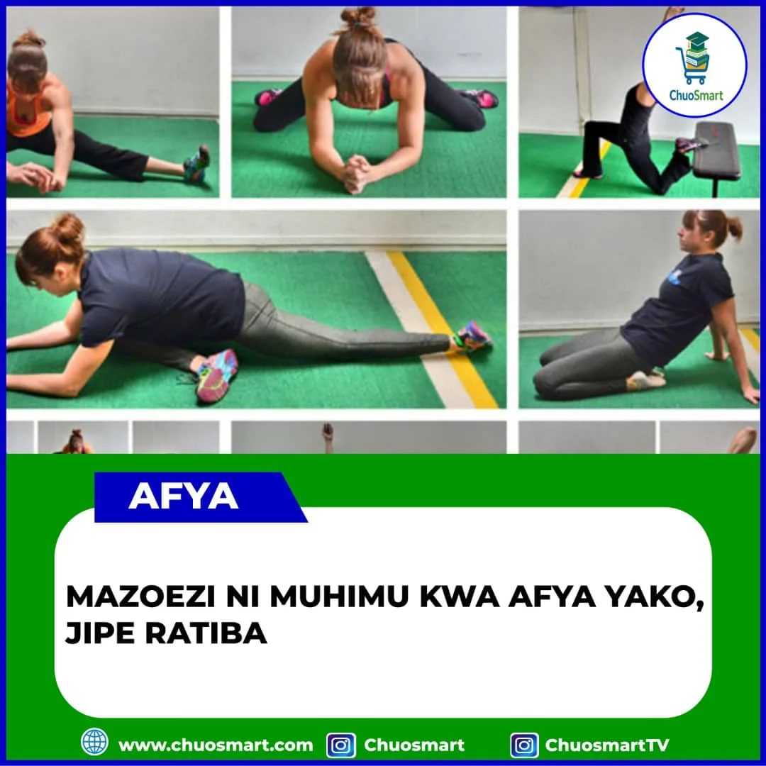 MUDA WA MAZOEZI NI MUHIMU KWA AFYA YAKO / The Importance of Exercise Time for Your Health