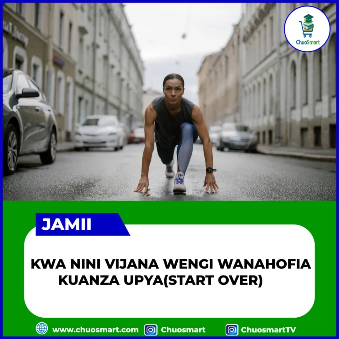 KWANINI VIJANA WENGI WANA HOFIA KUANZA UPYA